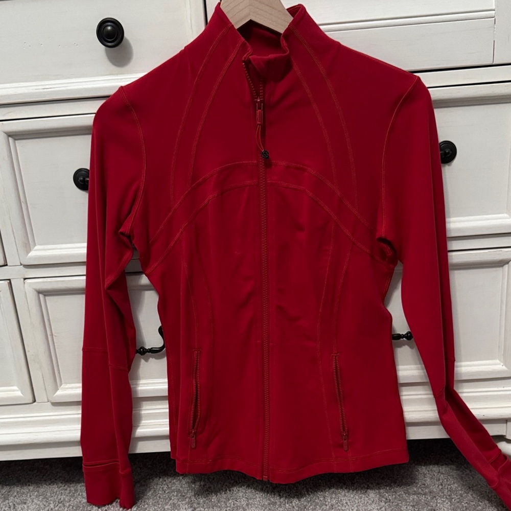 Lululemon Athletica Red Utility Jacket